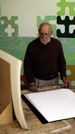 Photo of Jesse Reichek, taken by Jonathan Reichek